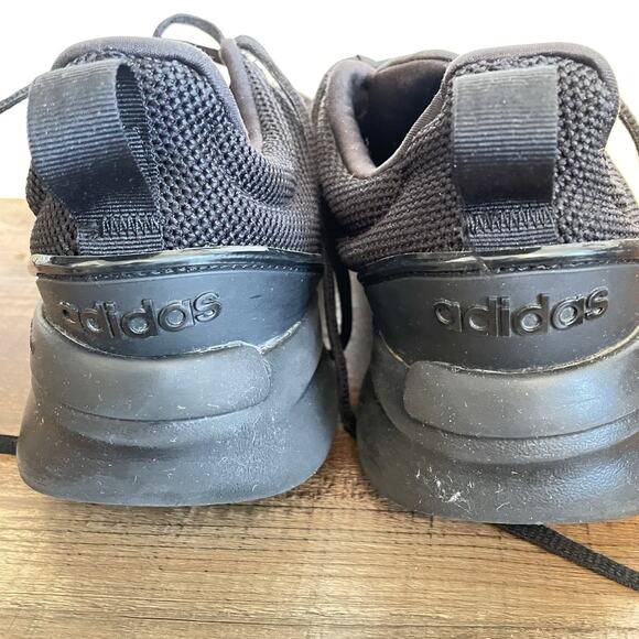 Adidas Women's Cloudfoam Comfy Black Running Sneaker Size 7 - Picture 5 of 11